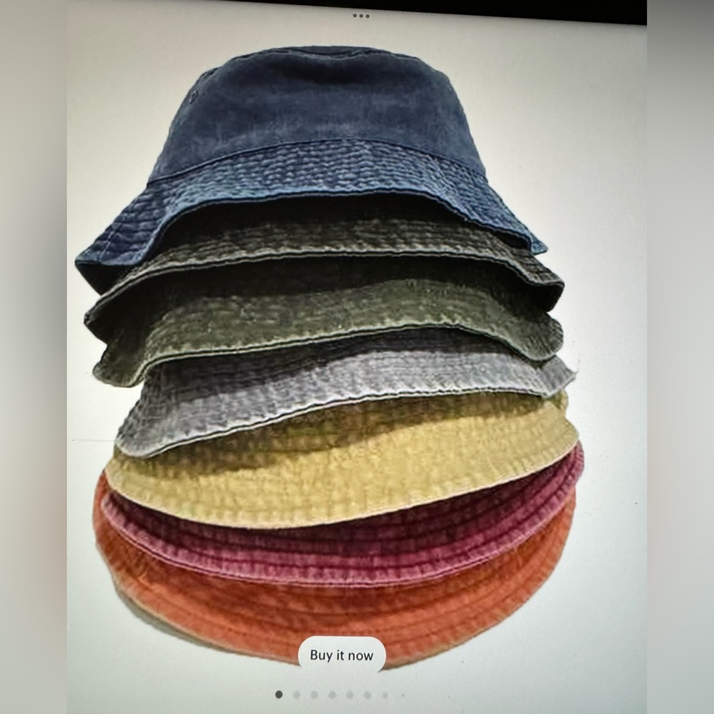 FADED OLIVE SOFT COTTON BUCKET SUN HAT